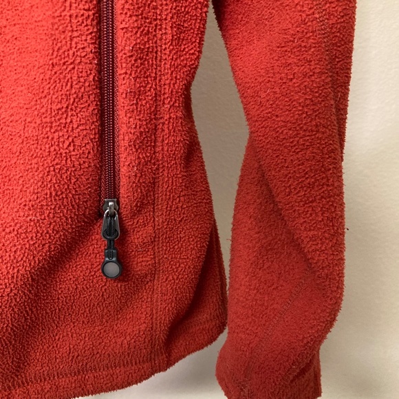 Patagonia R3 Radiant Jacket Chili Women's Size Medium Full Zip Fleece Mock Neck - Picture 5 of 8